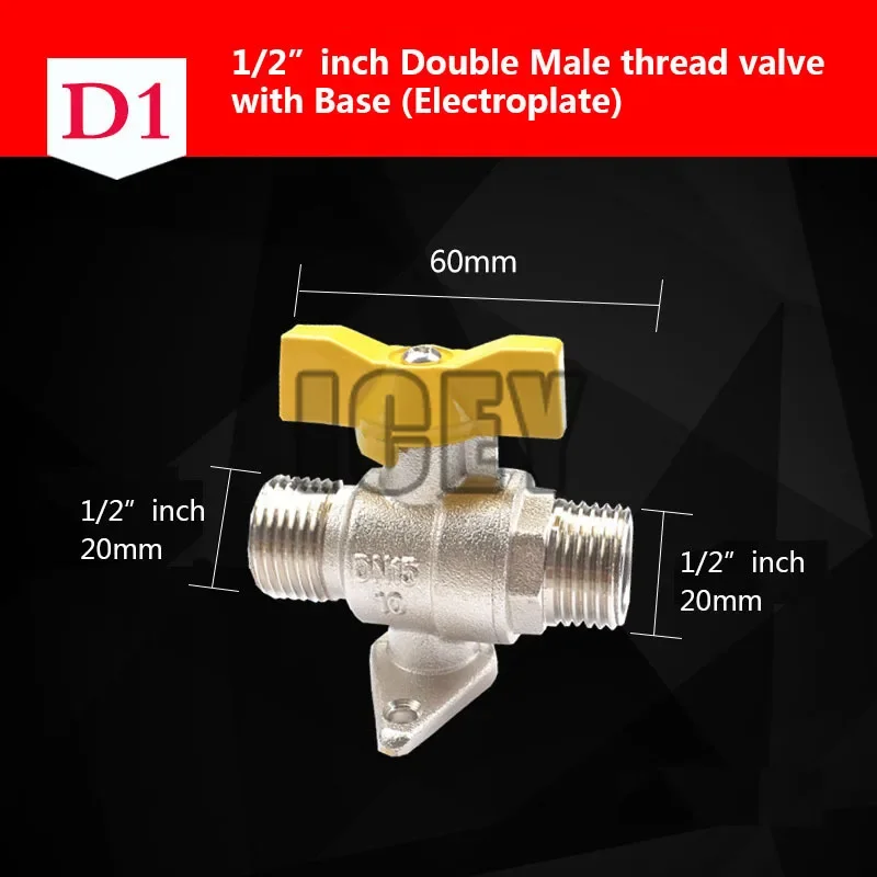 Natural Gas Valve 1/2