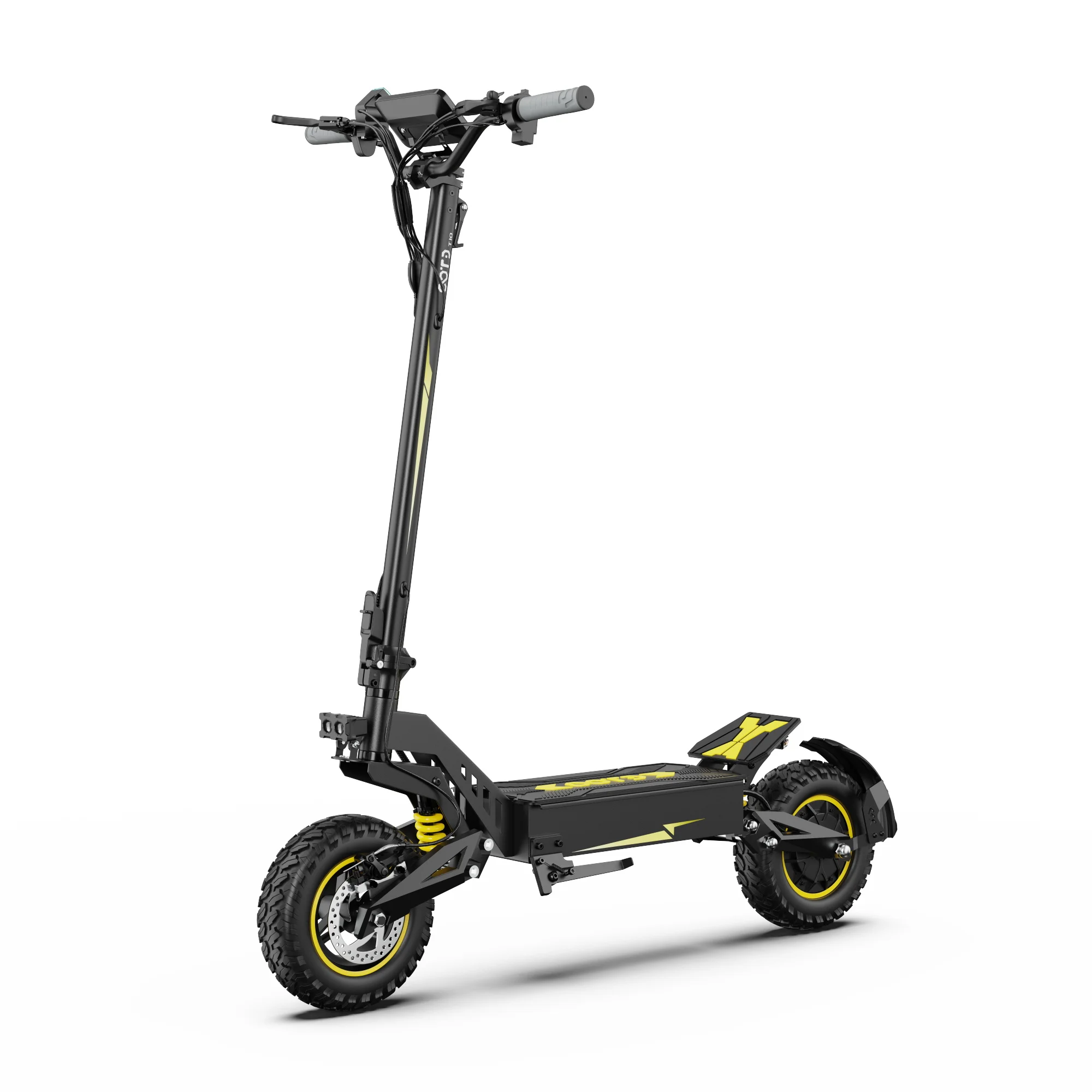 OOTD T10 【E-Scooter】 900W Motor 48V13.5AH Akku 50KM/H Höchstgeschwindigkeit Vorder- und Hinterradbremsen Elektroroller 11-Zoll-Reifen Faltbarer Pendler-E-Scooter