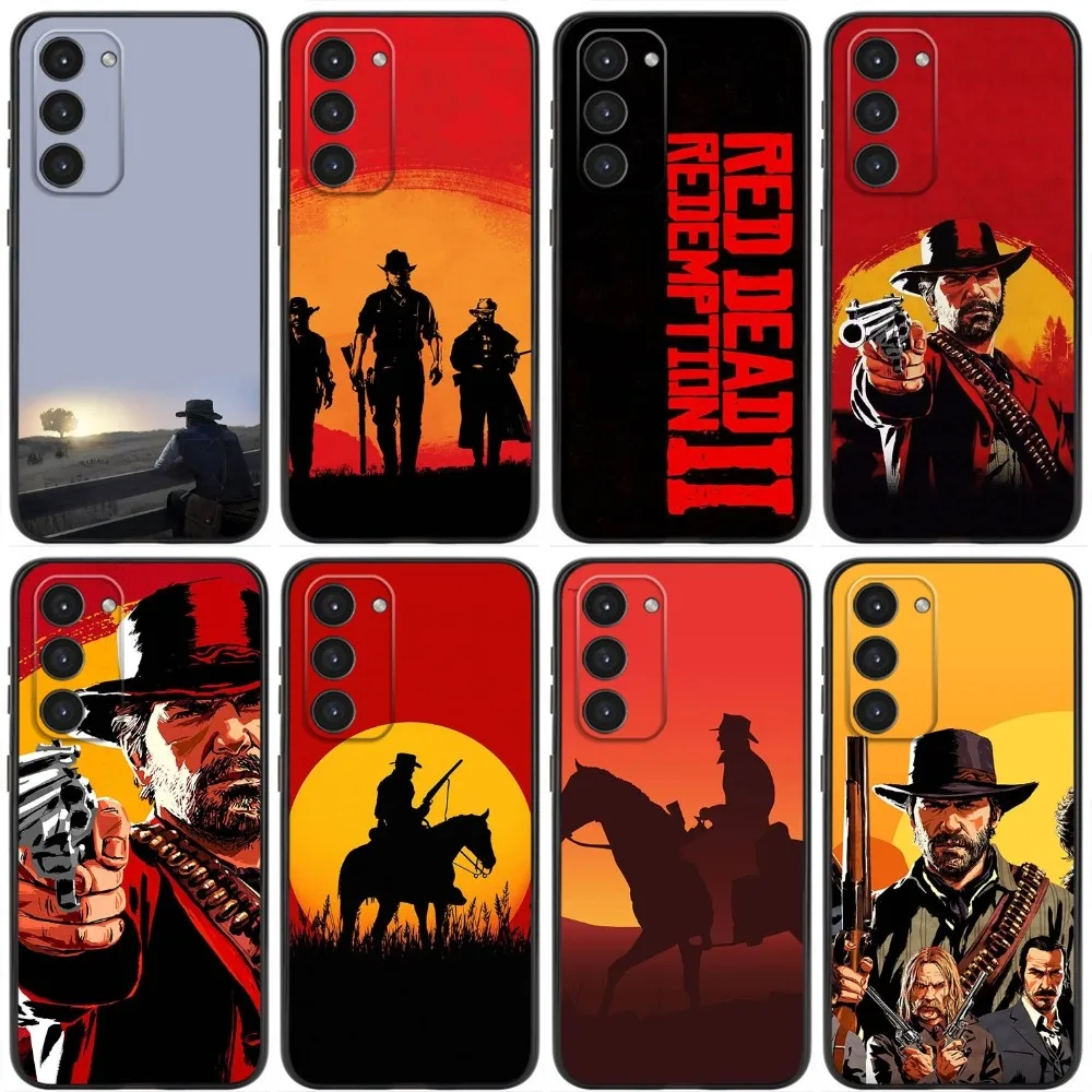 

Red Dead R-Redemption Phone Case For Samsung Galaxy A20,A21s,A22,A31,A32,A52,A53,A72,73,A80,A91 Soft Liquid Silicone Black Cover