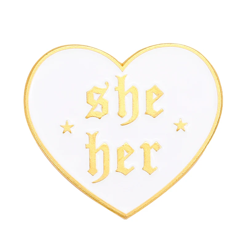 My Pronouns Enamel Pins, Inclusive Gift Set