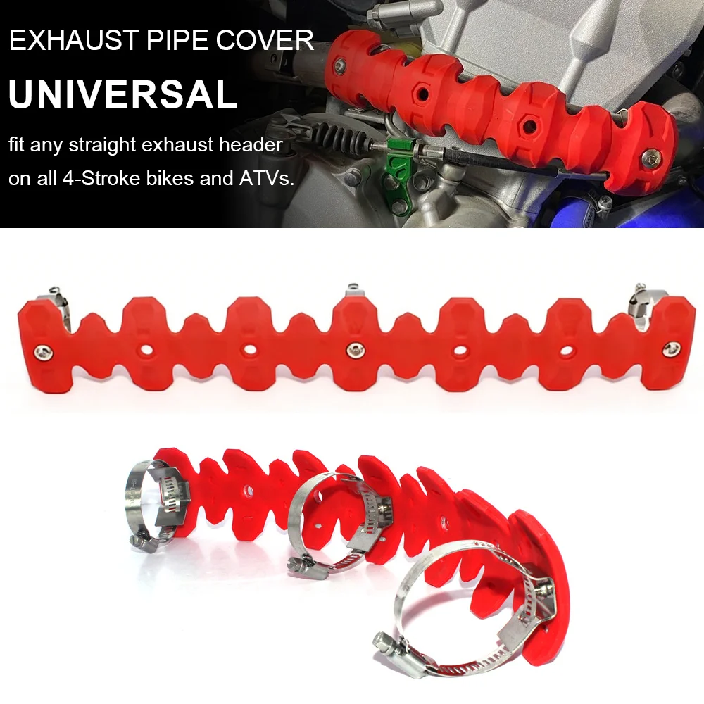 

220mm 400mm Exhaust Head Pipe Muffler Heat Shield Cover Guard For K-TM EXCF SXF SMR 250 350 Beta RR 350 390 430 480 4T