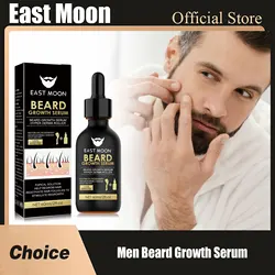 Soro De Crescimento De Barba Masculina, Óleo Essencial De Estilo De Cabelo, Crescer A Barba, Mais Espesso, Produtos Anti Perda De Cabelo, Suavização, Hidratante, Líquido