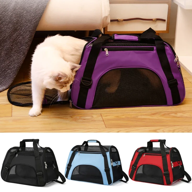 Pet Travel Bag Airline Approved Luggage Bag Pet Travel Carry Bag Suitable for Small Dogs Cats and Puppies Small Animals