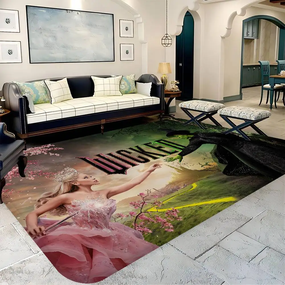 Grande Movie W-Wicked Floor Mat Non-Slip Laundry Room Mat Laundry Decor Balcony Child Living Room Bedside Mats