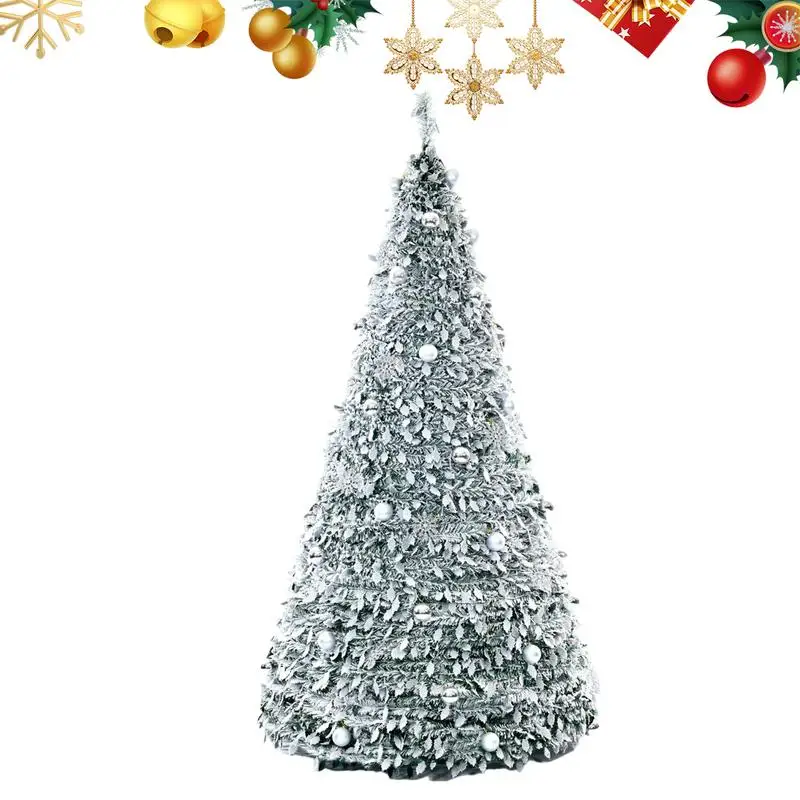 Pop Up Artificial Christmas Tree Artificial Pencil Pop-Up Tree Decorations Foldable Artificial Pencil Tree Pre Christmas Tree