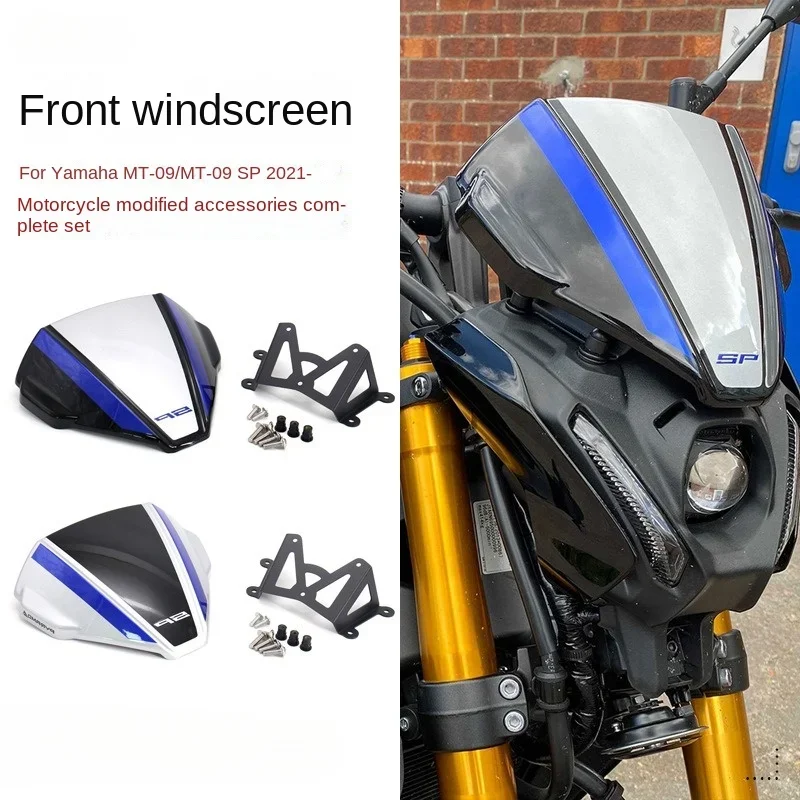 

For Yamaha MT09/MT09-SP 2021 Motorcycle Tuning Accessories Front Windshield Airflow Windshield, Motorcycle Accessories