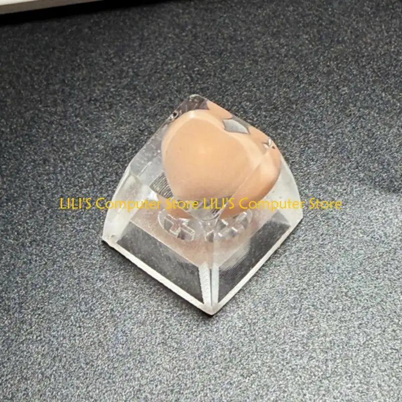 A52B Creative Heart Keycap for Mechanical Keyboards SA Height For Crossed Switches