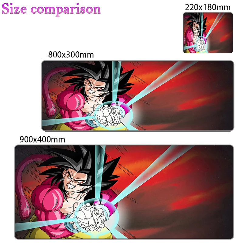 DBZ Mouse Pad Dragon Balll Z Anime Gaming Accessories Varmilo Keyboard Desk Mat Gabinete Gamer rug Carpet Mousepad Mouse Mats