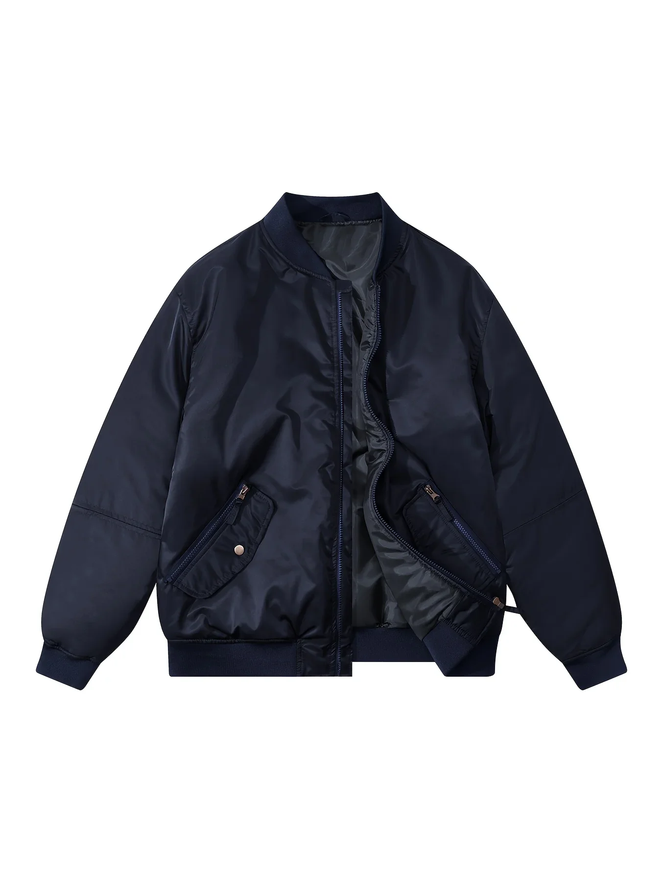 

Men's Lightweight Jacket, Stylish Casual Windshield Jacket, Full Zip Baseball Tie Pocket Jacket