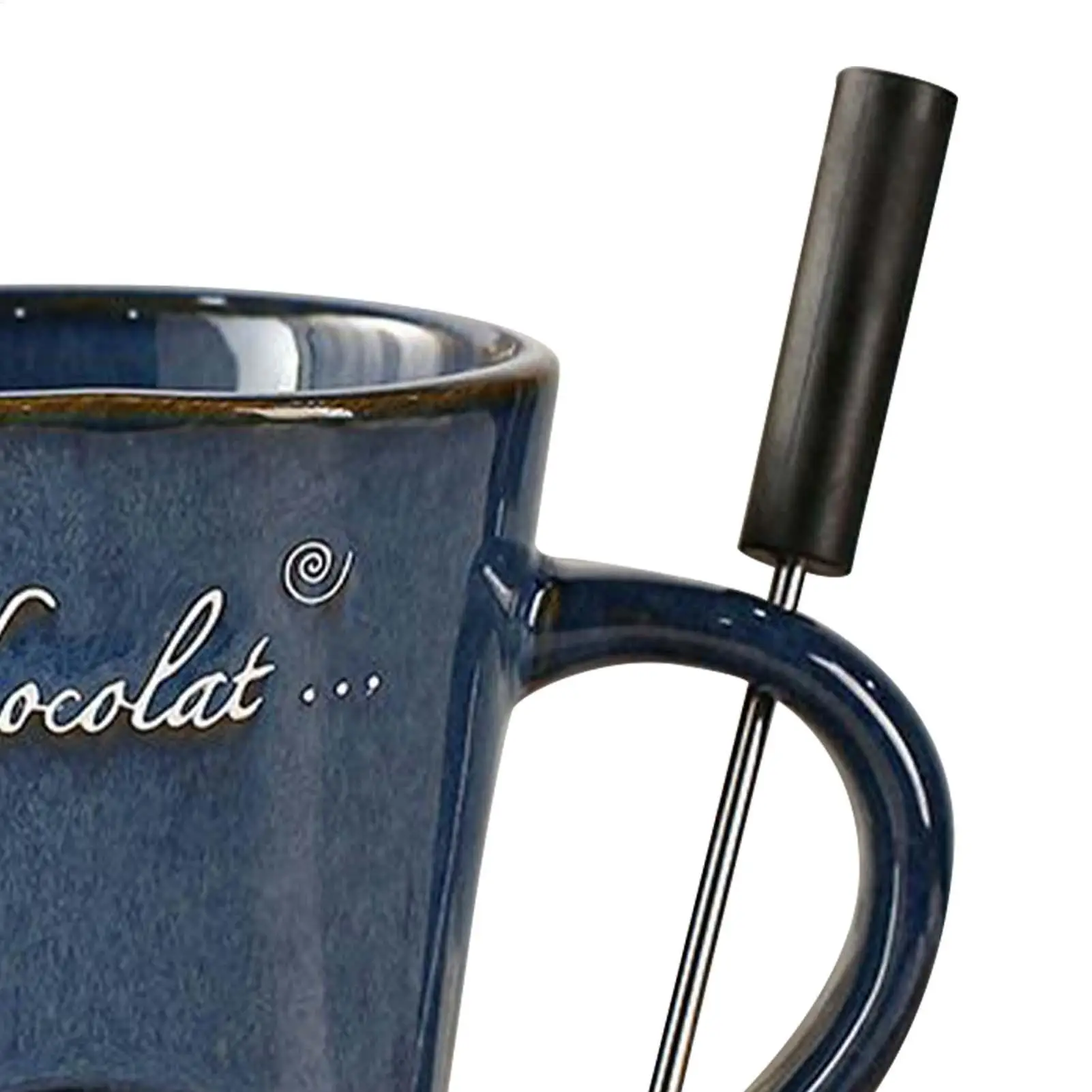 

Fondue Cup Small Portable Warmer Chocolate Ceramic Fondue Mugs For Home Kitchen Restaurant Camping Adults Family Christmas