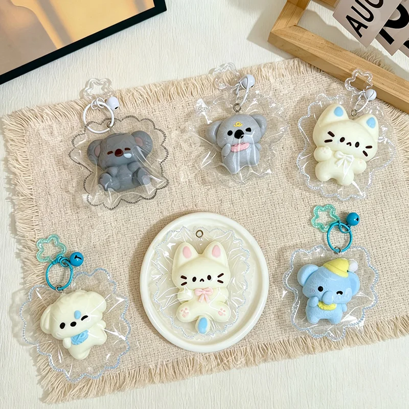 Cute Cat Dog Koala Squeezing Toy Soft Rebound Animal Press Stress Relief Toys Decompression Fun Stress-reduction Gadget Gifts