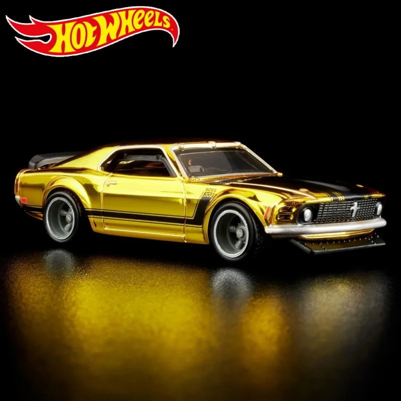 Hot Wheels – modèle de Simulation Rlc 1/64 Ford Mustang Boss 302, jouet de voiture, cadeaux de vacances, objets de collection, ornements de bureau, nouvelle collection