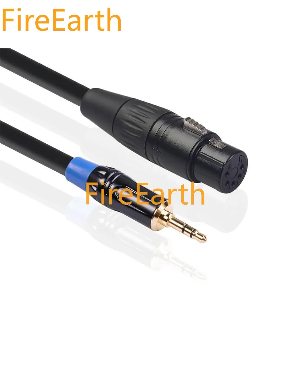 

XLR Female 5 Pin to Stereo Jack Audio 3.5Mm Male Balanced Audio Converter Adapter Cable 0.3Meter