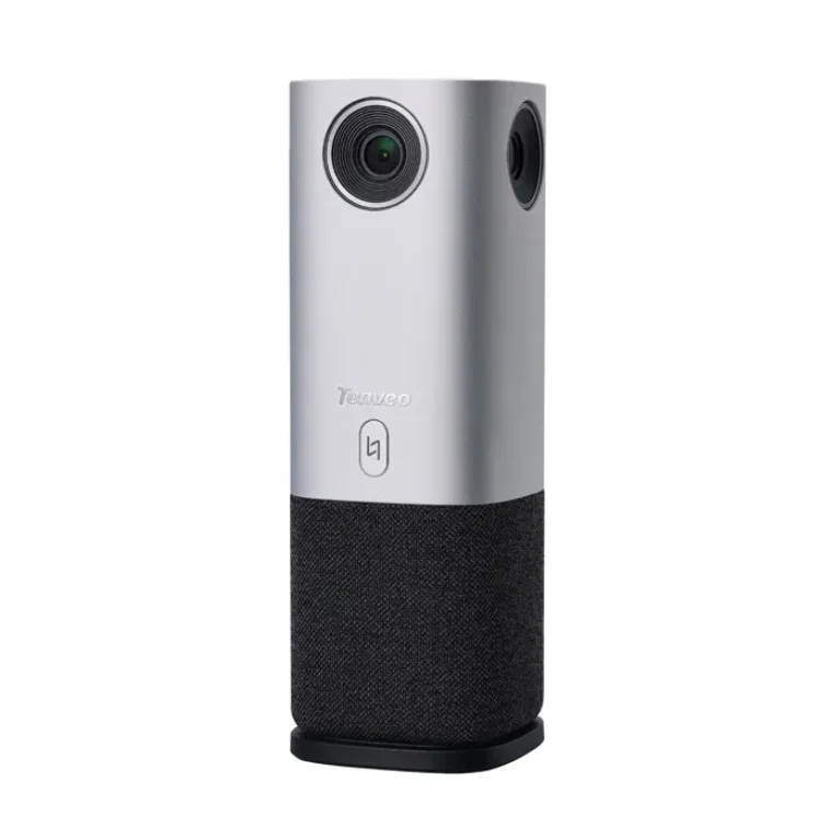 All In One 4K CC600 UHD Webcam Auto Framing Speaker Tracking 360 Angle Voice Pickup Voting Function For Roundtable Conference