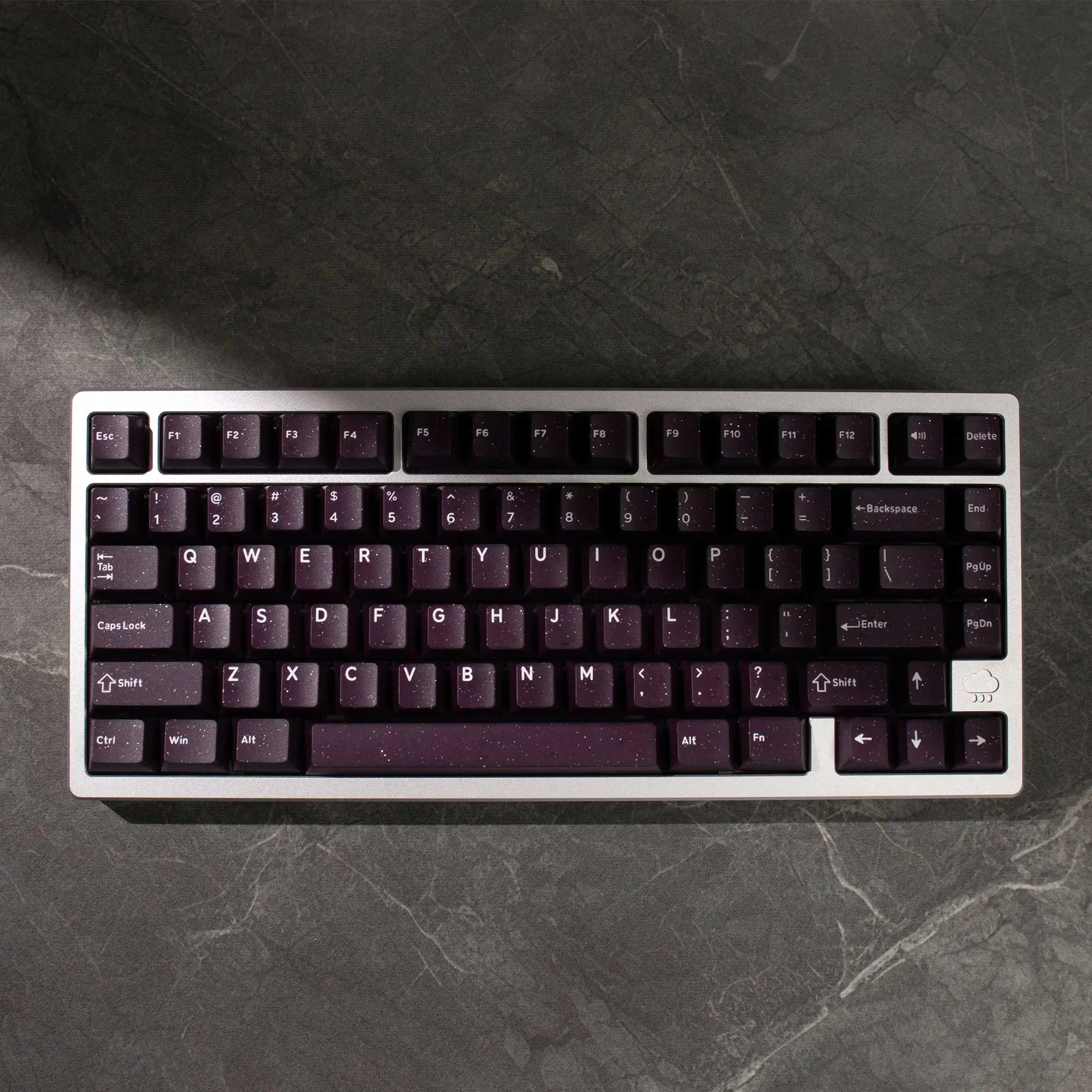 166 Keys Vior Purple Translucent Keycaps for Mechanical Keyboard ABS Double Shot Cherry Profile AULA F75 Ajazz GK61 Anne Pro 2