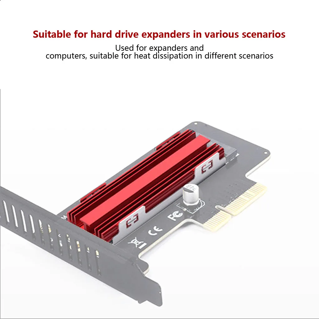 For M.2 NVMe NGFF SSD Heatsink Clip-on Airflow Cooling Radiator For Motherboard Gaming PC Desktop PS5 M.2 2280 SSD Thermal Pad