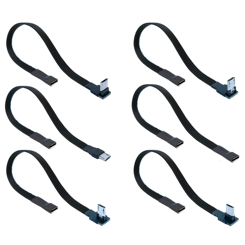 Hohe Qualität 5CM-100CM Micro USB 2,0 B 5pin Männlichen zu Weiblichen M/F Verlängerung Lade daten Ladegerät Blei Extender Kabel