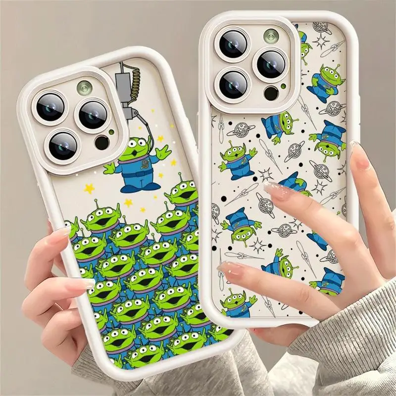 Disneys Toys Storys Aliens Phone Case for Apple iPhone 15 Pro Max 13 14 Plus 12 Mini 11 Pro XR 8 SE 7 XS MAX Cover