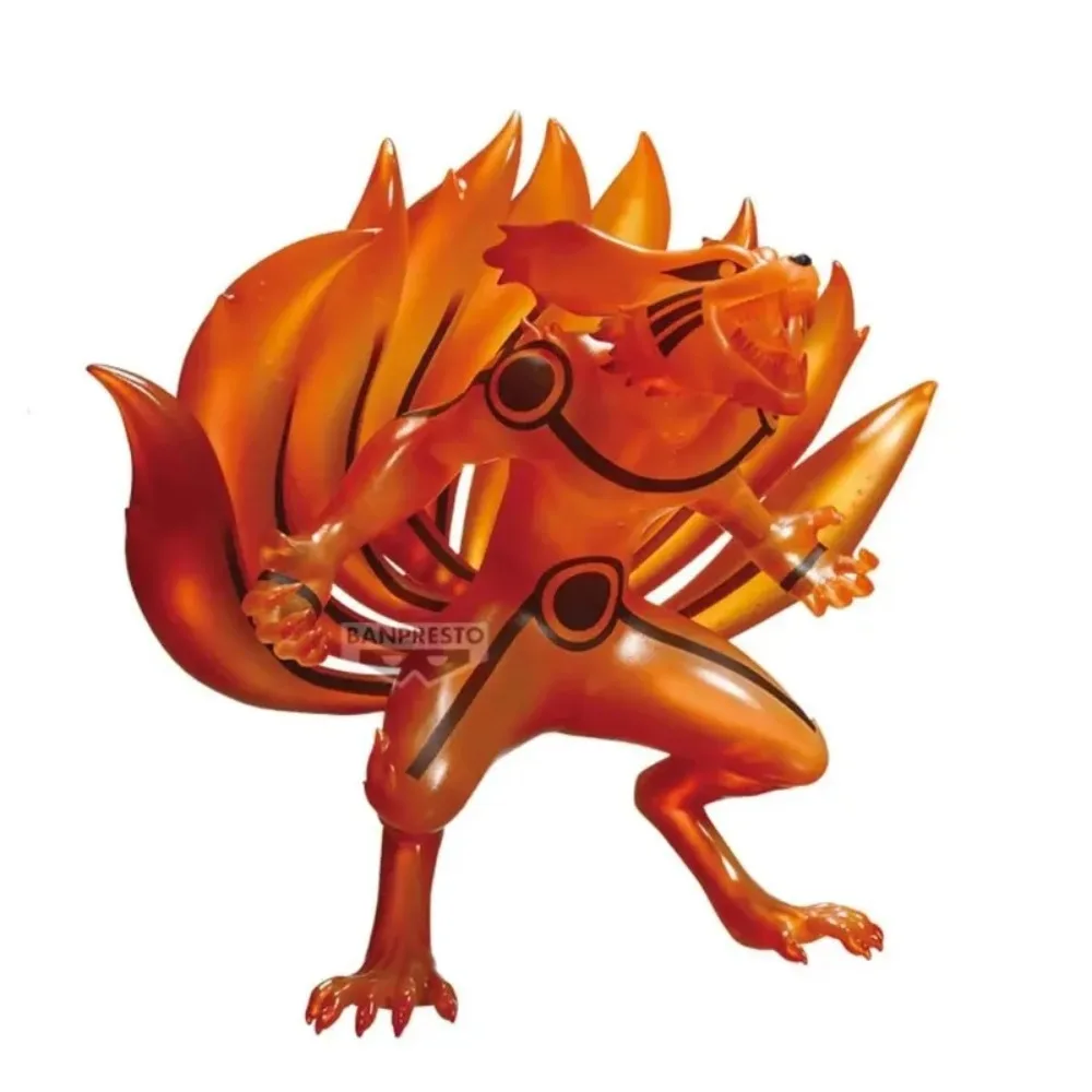 バンダイオリジナルバンプレストアニメナルト疾風伝九喇嘛九尾 PVC アクションフィギュアモデルグッズ玩具ギフト