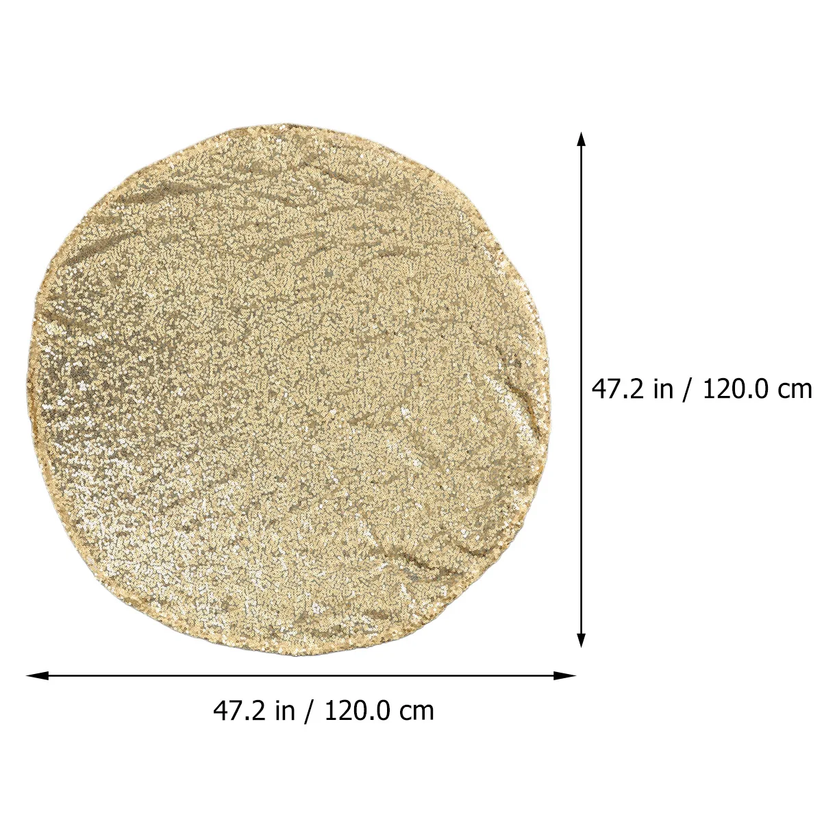 

Sequin Wedding Decor Round Runner Cover Protective Sequin Tablecloth EcoFriendly Round Table Runner Tablecloth