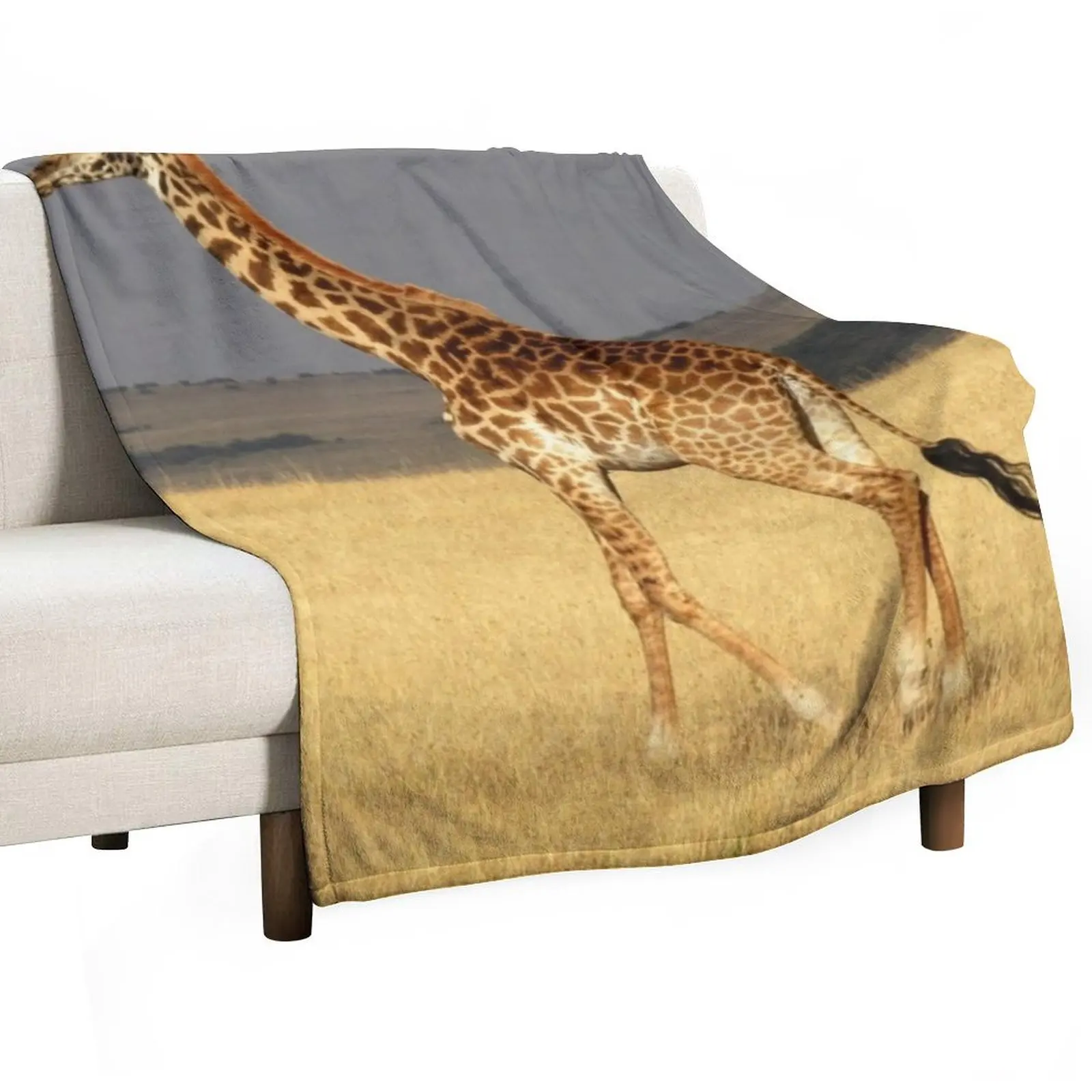 

Giraffe full body Africa African Animals Throw Blanket Plaid on the sofa funny gift Luxury Designer Luxury Thicken Blankets