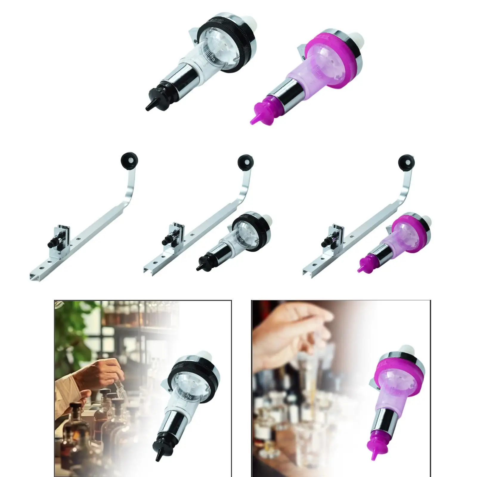 Dispensador de perfume Soporte de acero inoxidable de montaje simple y resistente profesional