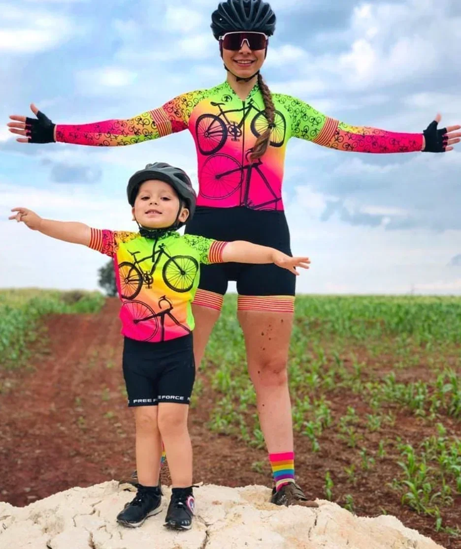 High Quality Kids Cycling Clothing Summer Kids Jersey Biking Short Sleeve Breathable Clothes MTB Children\'s Cycling Wear 2022