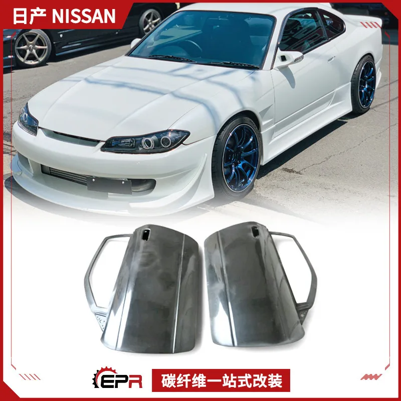

Подходит для деталей модификации из углеродного волокна Nissan SILVIA S15, дверных панелей автомобилей для соревнований по дороге, замены дверей и modifica