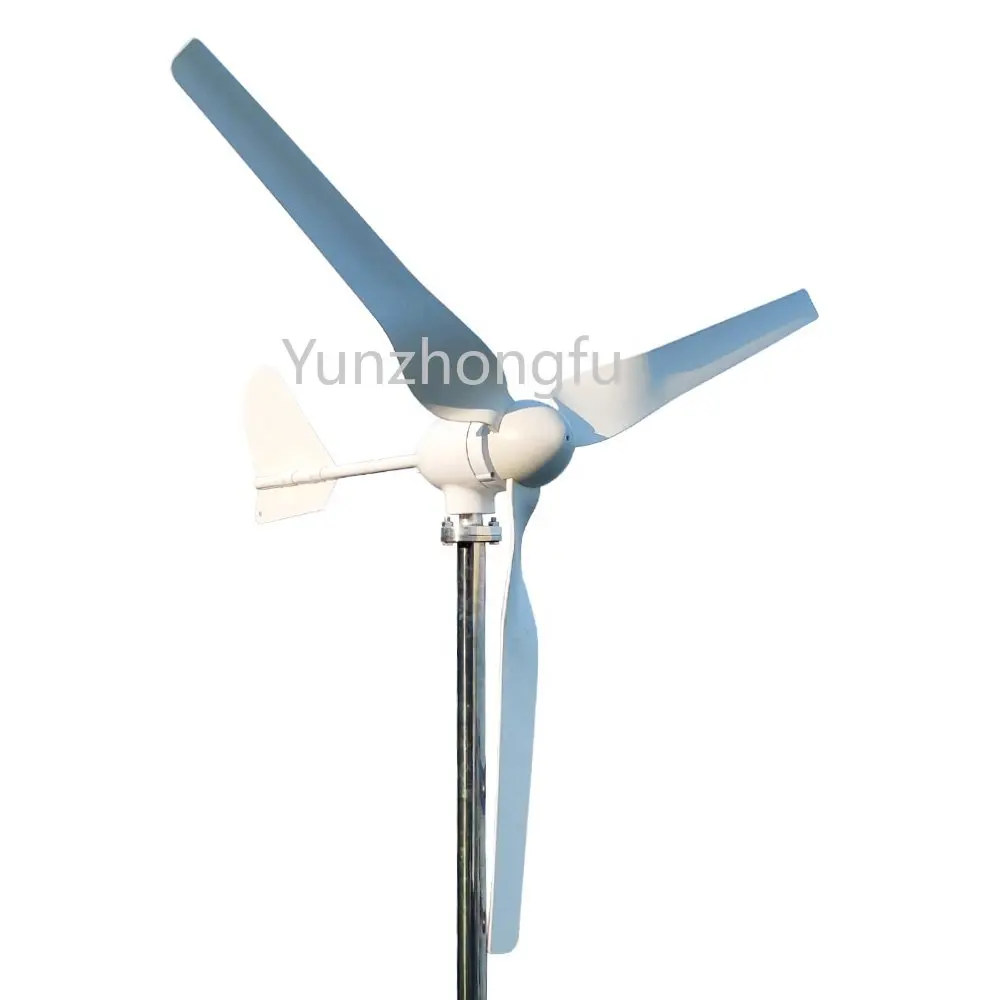 High Efficiency Powerful 1000W 800W  12V/24V/48V Horizontal Wind Turbine Generator for Household