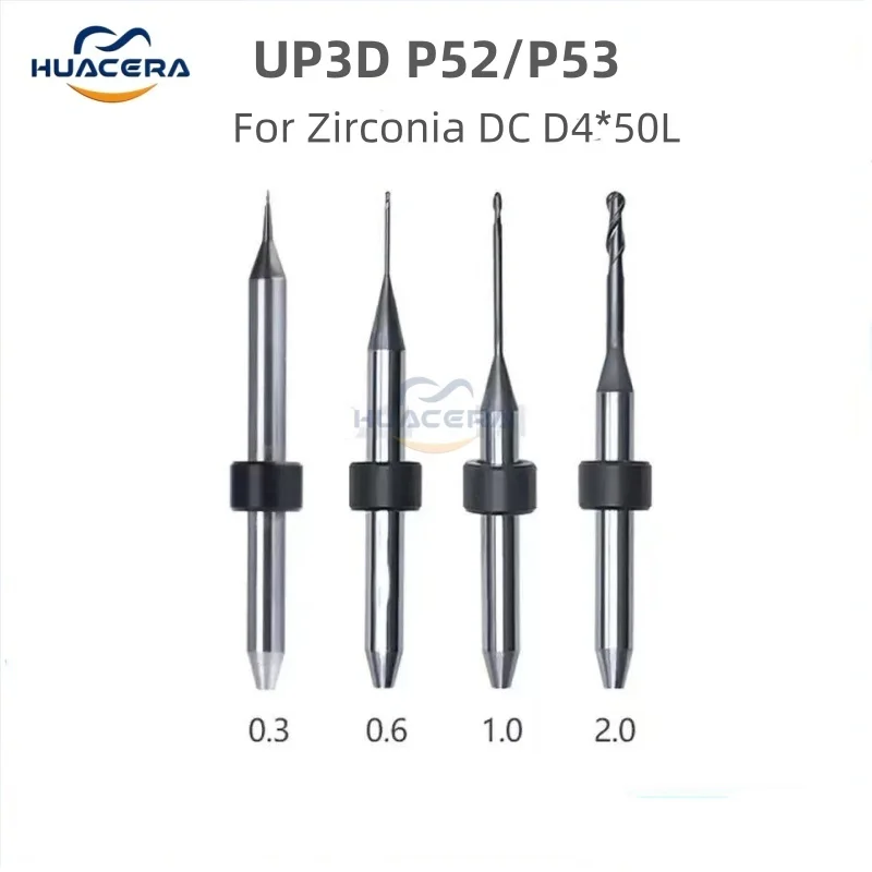 

UP3D P52/P53 для циркониевых шлифовальных боров из ПММА, фрезерных алмазных фрезерных станков постоянного тока/NC с покрытием D4 CAD CAM UP 3D P 52, фрезерных сверл