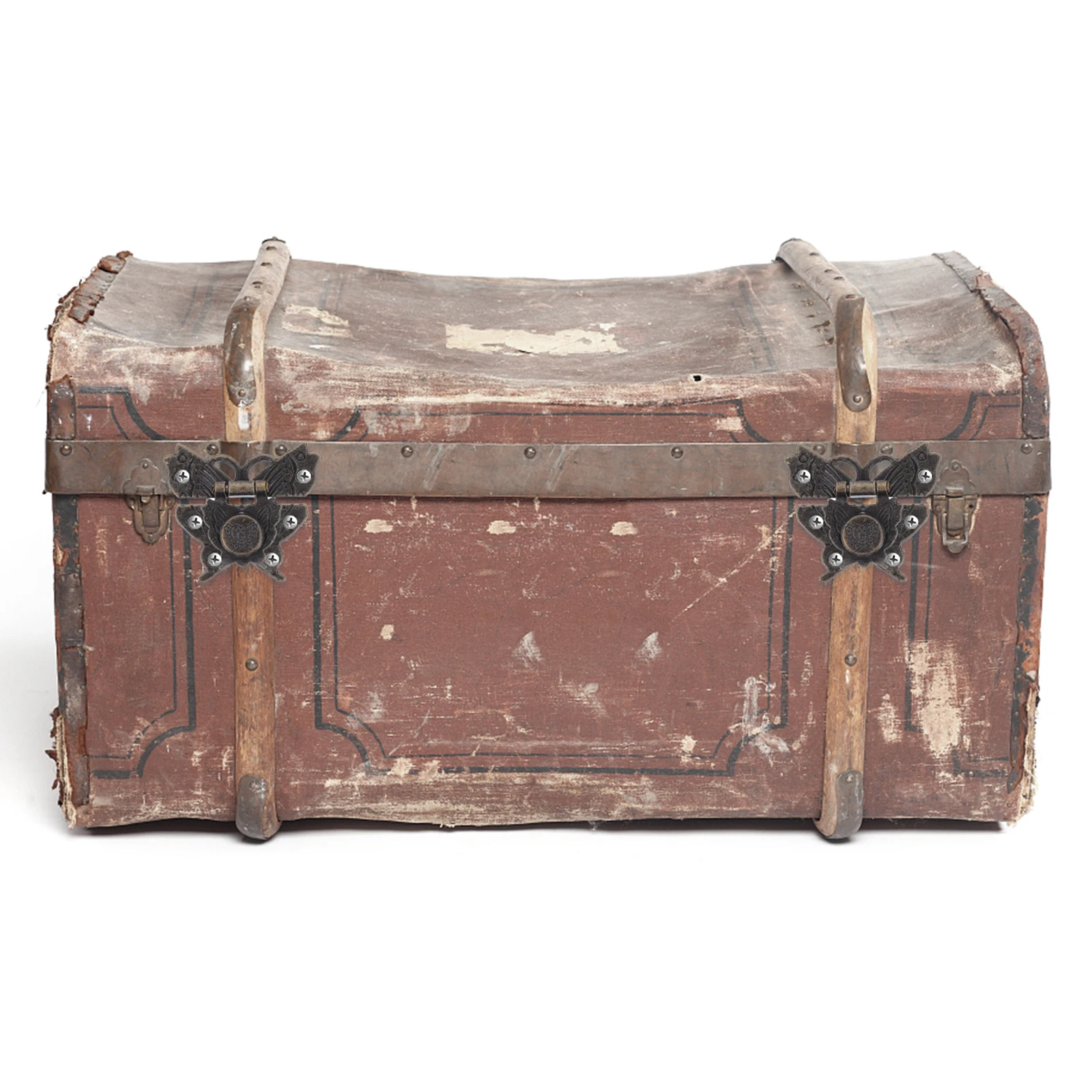 Hardware Buckles Hinges Set Durable Non rusting Compact Simple Installation for Boxes Cases Cabinets Storage Solutions Furniture