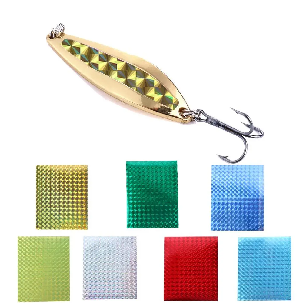 Metal Hard Baits Holographic Fly Tying Materail Fishing Lure Tape Fishing Baits Sticker Lure Making Tape Fishing Lure Stickers