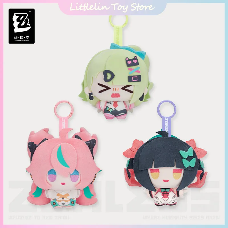 Official Zenless Zone Zero Angels Delusion Series Characters Aria Sunna Nangong Yu Stuffed Doll Pendant Ornament Birthday Gift