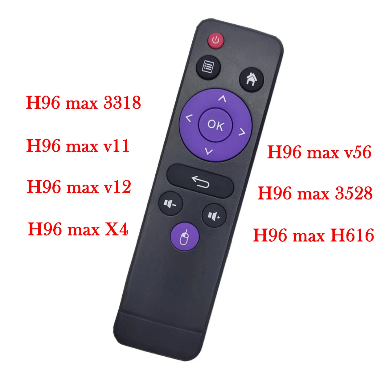 H96 Max uniwersalny pilot zdalnego sterowania H96 RK3318 TV Box z androidem pilot na podczerwień do nauki dla H96max v11 G96 max