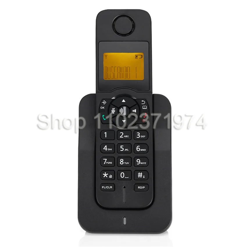 D1005 Expandable Cordless Telephone Home Office Expandable Cordless Telephone Hand-Free Call Desktop Telephone for Homes,Offices