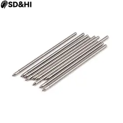 10 sztuk/partia 6.7cm Metal Diamond Crystal Pen specjalny wkład do długopisu pręt rdzeń atramentu ładowania czarny niebieski atrament 0.5mm