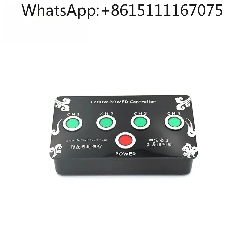 Portable 4 Channel JMZ Trigger Pull Box Stage Light Power Switch Controller For Disco Live Performance, High Quality