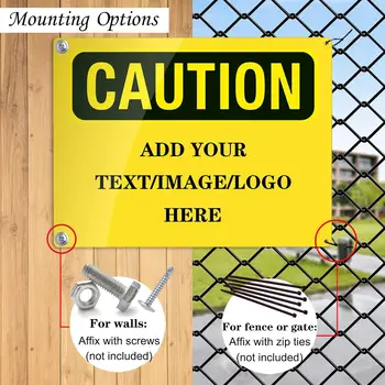 客製化道路安全警示標誌,個人化文字Logo戶外鋁製金屬標誌,適用於家庭、辦公室、花園、道路等場所。 6 最佳銷售 客製化金屬標誌 - №5