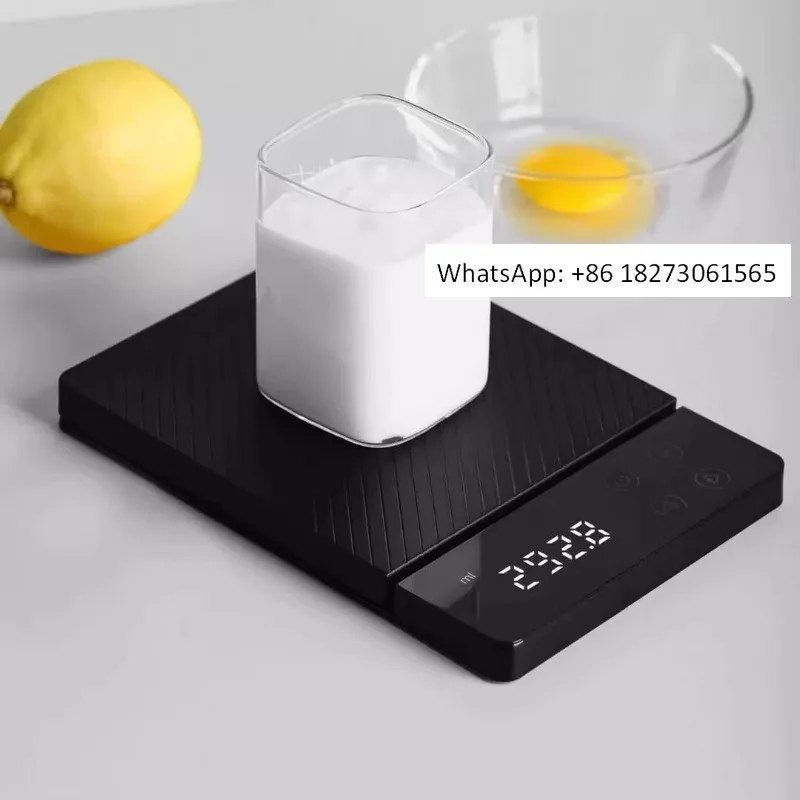ES1 High precision Kitchen Electronic Scale Charging Home Waterproof Precision Weighing Stainless Steel