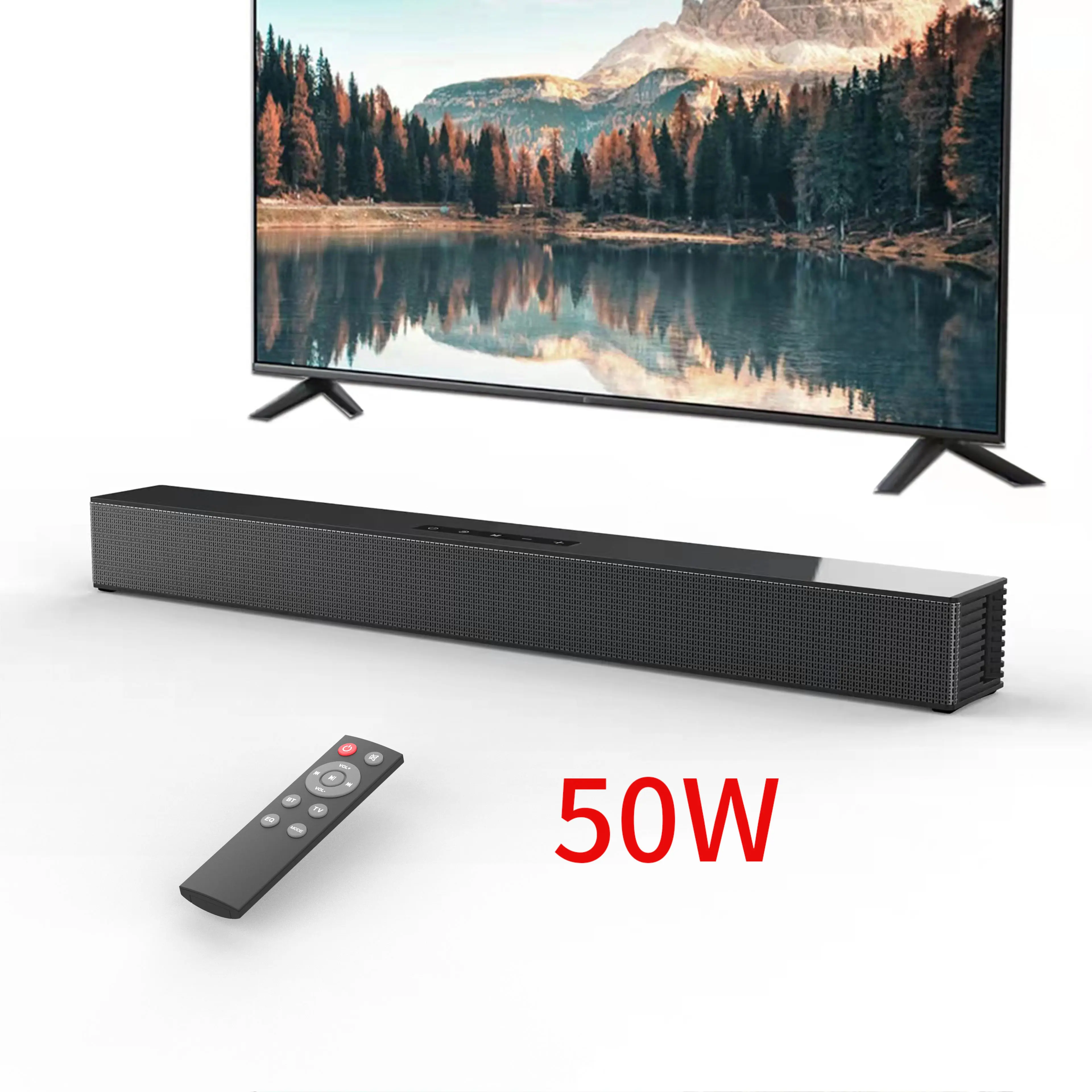 TV Soundbar Home Theater Sound Bar Wireless Bluetooth 5.0 HiFi Speaker for TV/PC Wall-mounted Caixa De Som