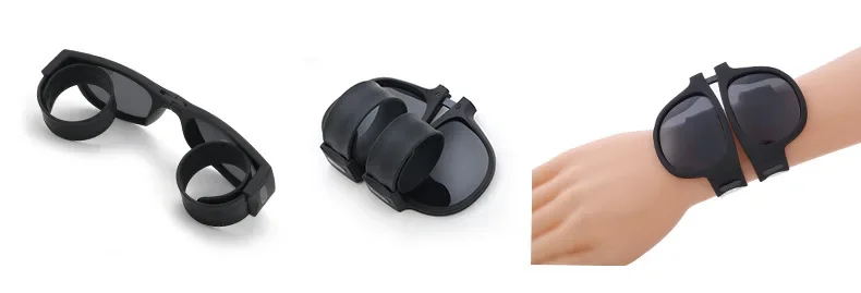 Neues Segelonen-Ring-Armband, Musterringe, Sonnenbrille, Radfahren, Reisen, bequem zu tragen, Persönlichkeit, faltbar, Polarisator, UV 400 – Detail 2
