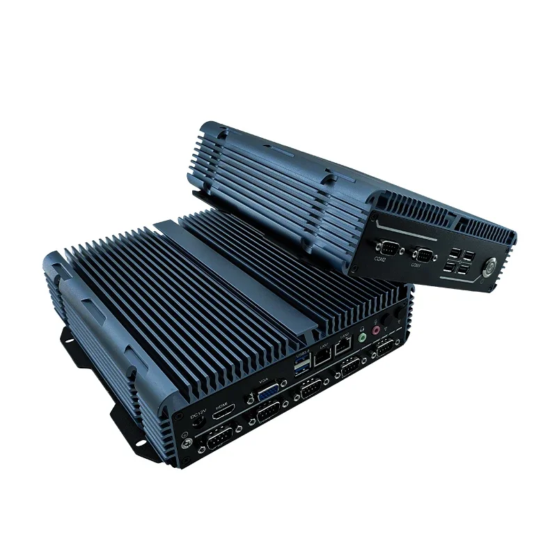 Factory Embedded Compact Computer CPU Server Win10 Linux Fanless Industrial Mini Computer