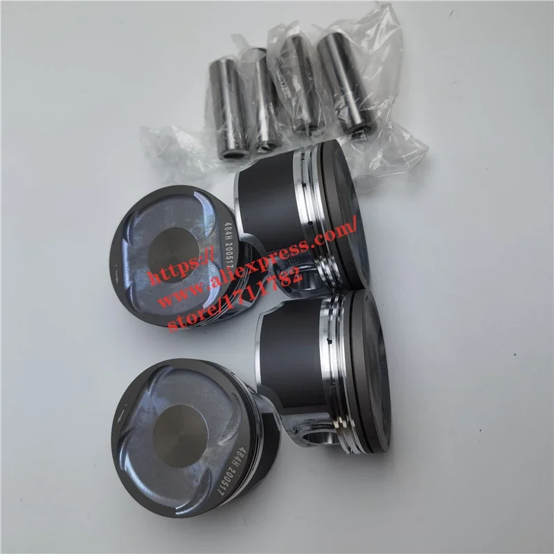 4pcs/set Engine Piston For Chery Tiggo 5/Grand Tiggo Tiggo 7 Arrizo M7 2.0L 484H-1004015AB