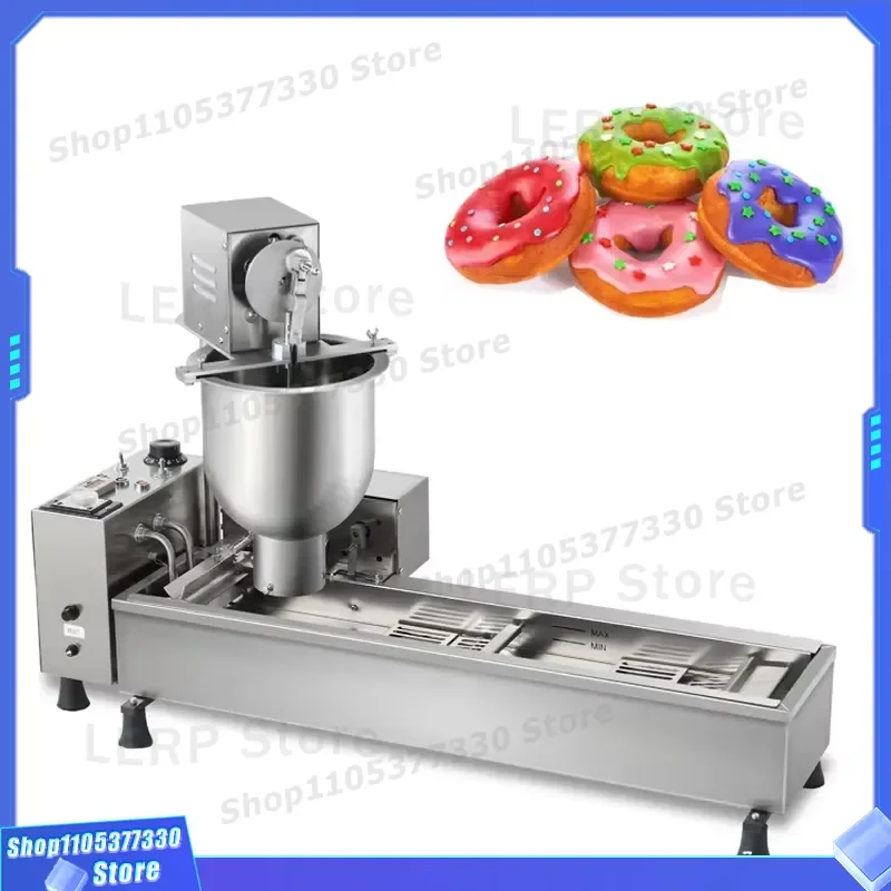 Electric Mini Donut Maker Machine Automatic Doughnut Fryer Home Kitchen Appliance Baking Tool for Dessert Snack Making Easy