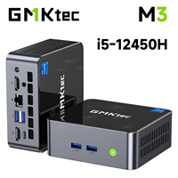 GMKtec M3 Nucbox Core i5-12450H Mini PC Windows 11 Pro DDR4 3200MHz NVMe SSD WiFi6 BT5.2 Triple Display Gaming Office Computer