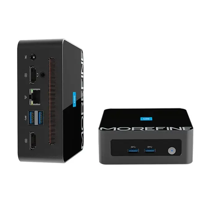 MOREFINE M9 Mini Host 12th Gen Alderlake N100 3.7Ghz DDR4 M.2 2280NVME Wifi6 4K Output Computer Desktop Mini PC Game