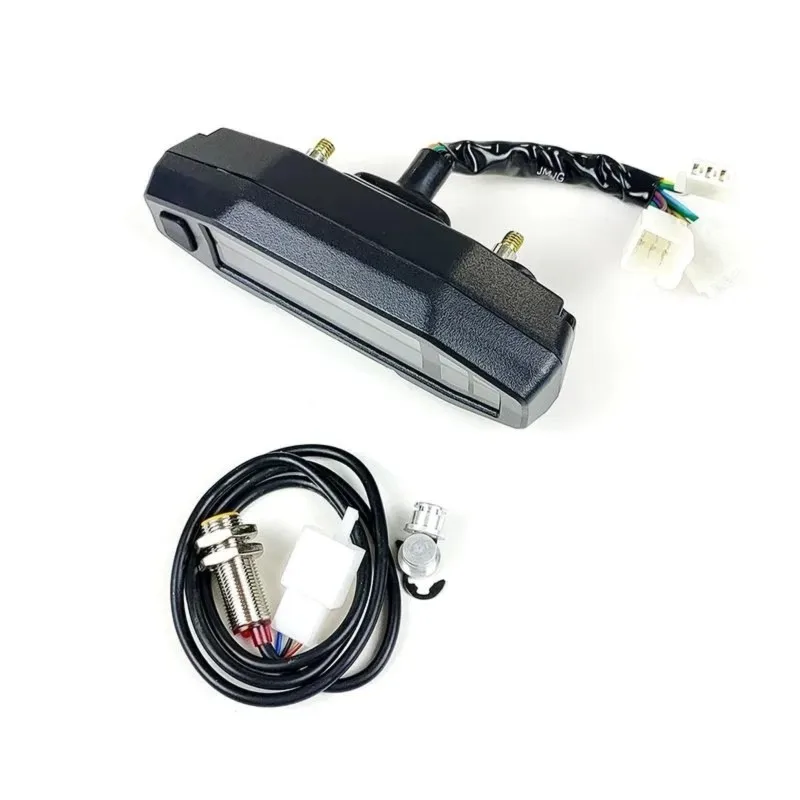 Waterproof Clear LCD Display Universal Motorcycle Digital Speedometer Panel For ATV, Pit Bike, Moped-Easy Installation