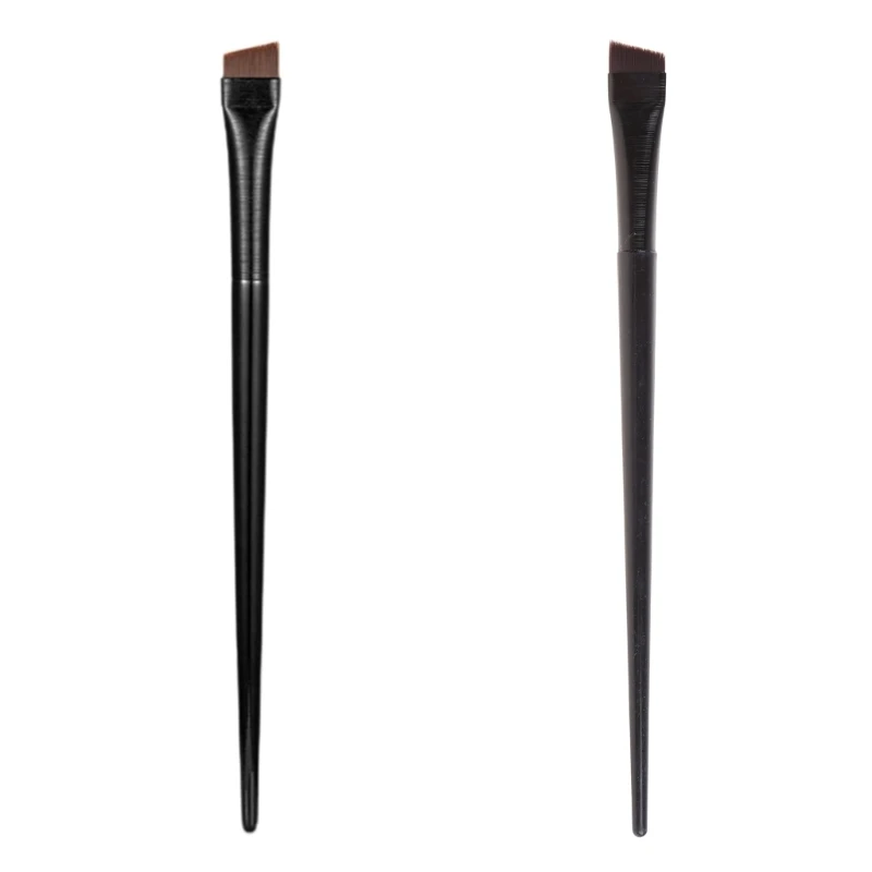 Angled Eyeliner Brush Flat Eyebrow Brush,Ultra Fine Eyeliner Brush Makeup Brushes Slanted Eyebrow Brushes for Women Girl