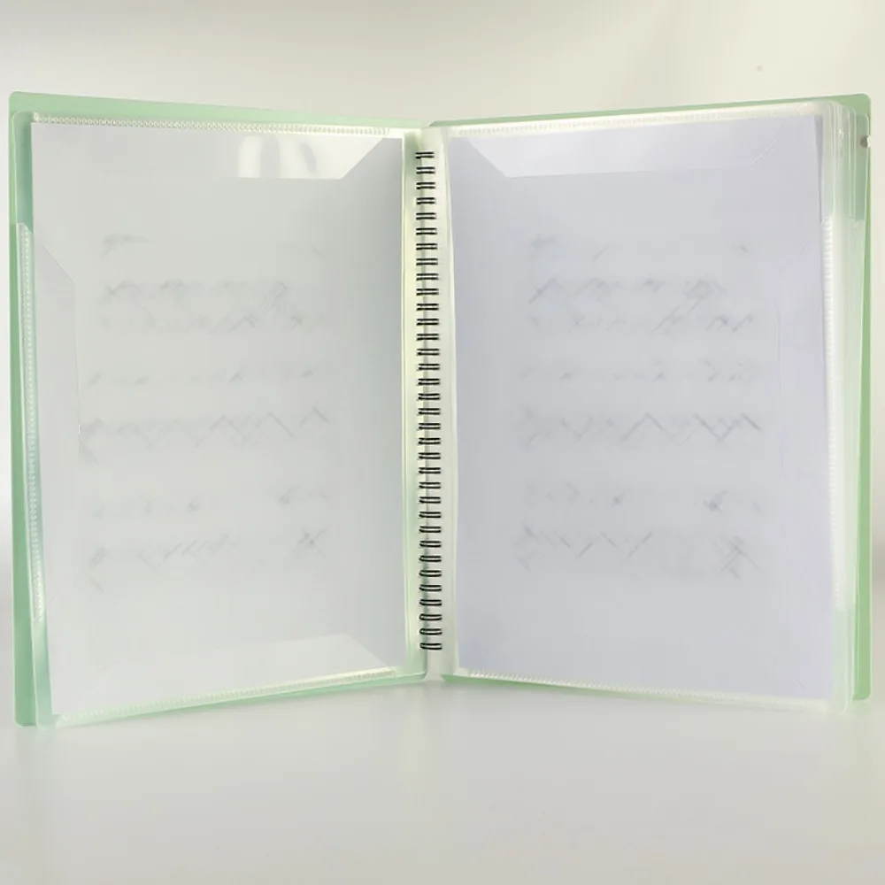 تصميم صفحة متصلة مجلد نقاط الموسيقى متعدد الطبقات 40 جيوب قابل للكتابة مجلد نقاط موسيقى البيانو يناسب حجم الرسالة قابل للفصل #4