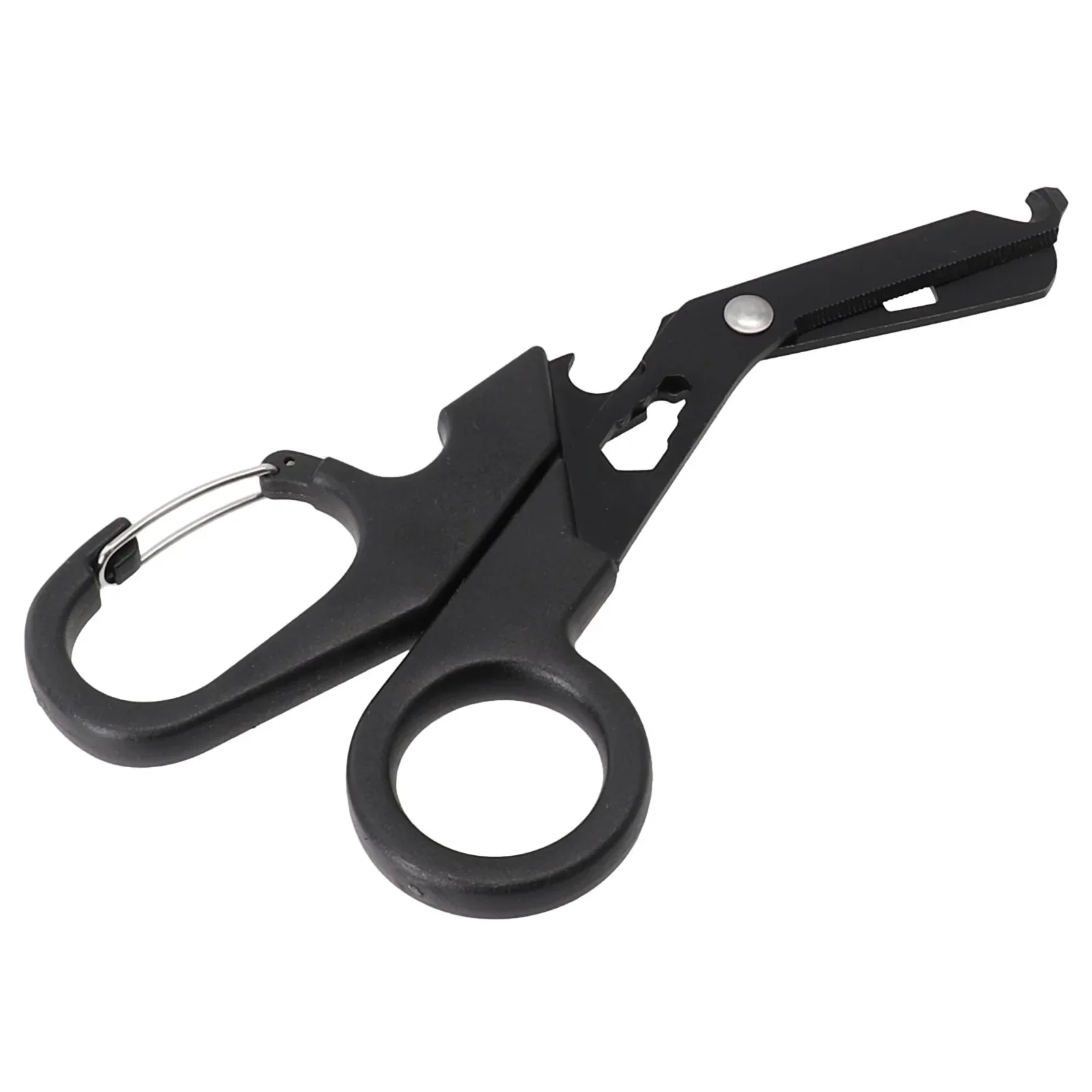 1pc Multifunctional Bandage Scissors E-mergency Rescue Survival Trauma Gauze First Aid Shear For Outdoor Camping Hiking Travel